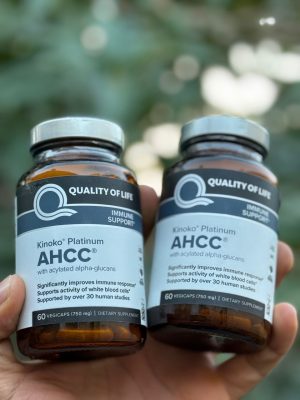 ای اچ سی سی (AHCC) کینوکوپلاتینیوم برند کوالیتی آف لایف